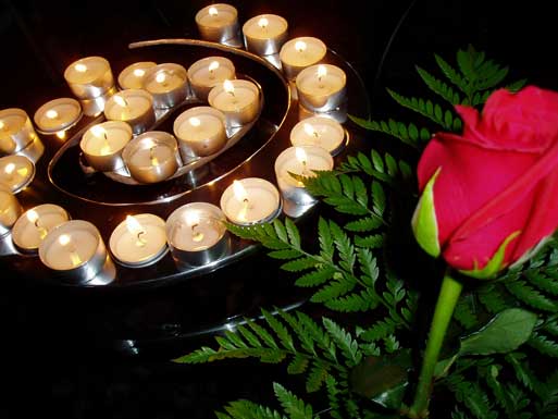 24 candles...one for each brief year of his life!