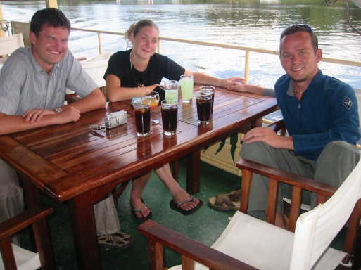 Mike, Heather, Chris, Zimbabwe, 2004